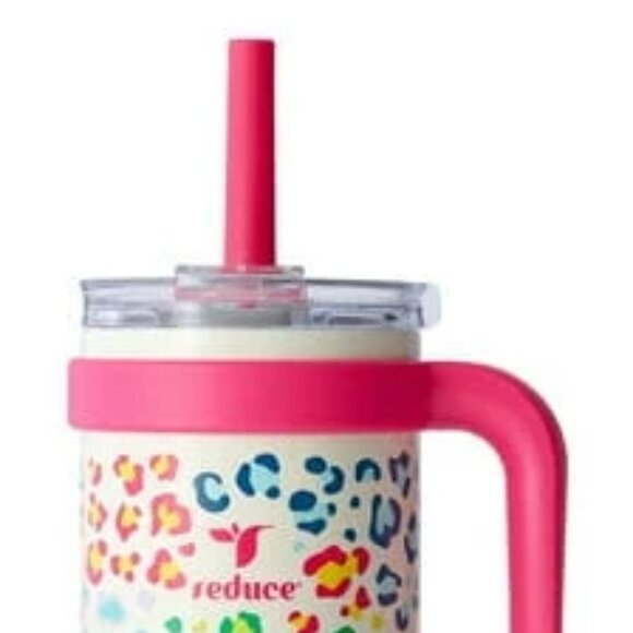 Reduce Coldee Kids Tumbler Bottle Spill-Proof Straw & Handle Insulated Stainless - Picture 5 of 5